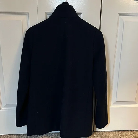 J. Crew Women’s Navy Blue Wool Jacket - Picture 3 of 3
